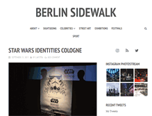 Tablet Screenshot of berlinsidewalk.com